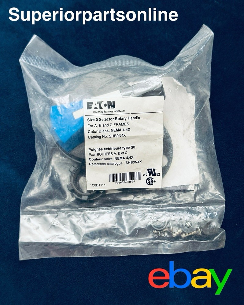*NEW* EATON SHB0N4X Size 0 Selector Rotary Handle For Frame Sizes A,B & C