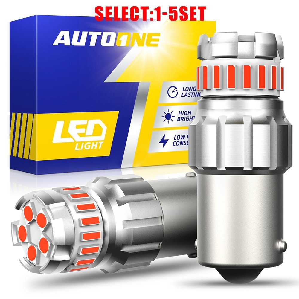 1156 LED Brake Tail Stop Red Light Bulb Error Free CANBUS 7506 P21W 2-10X