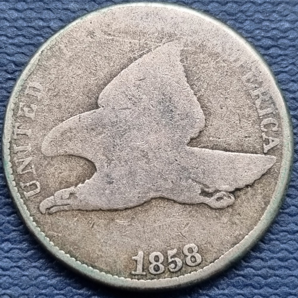 1858 Flying Eagle Cent 1c Circulated #78492