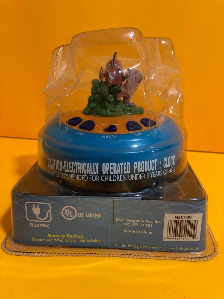 Finding Nemo LED Alarm Clock - New