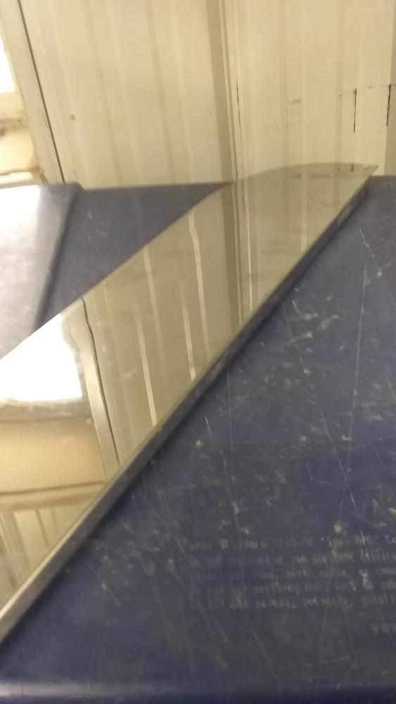 6" SS CHOP TOP WINDOW PANEL set FOR PETERBILT 389