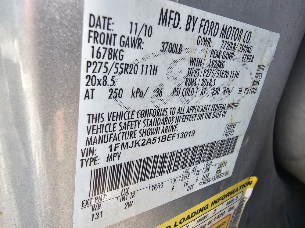 Used Fuse Box Engine fits: 2011 Ford Expedition Grade A