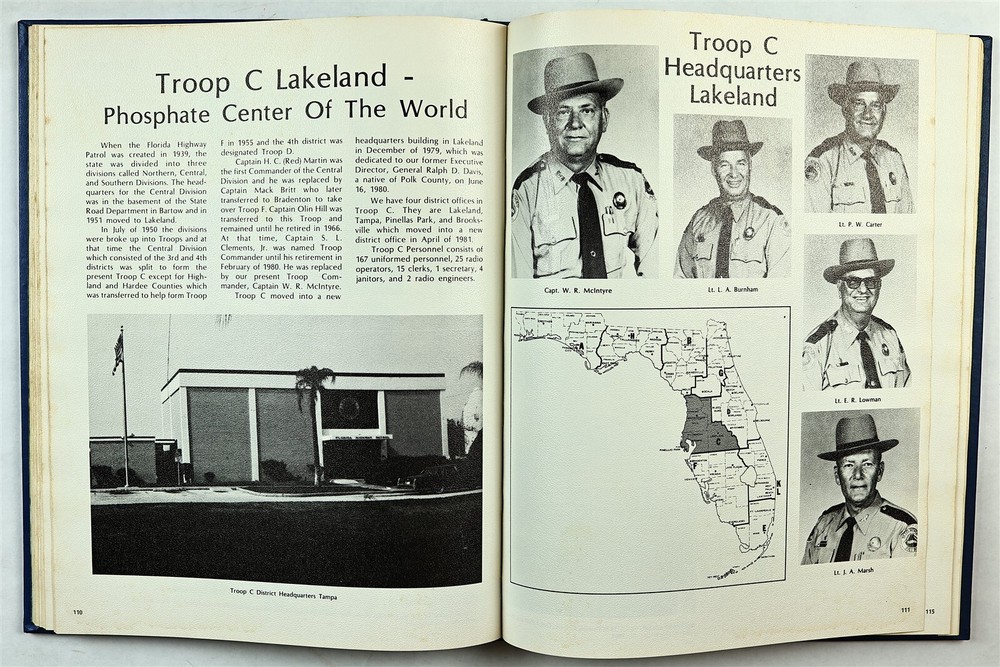 Florida Highway Patrol 1981 History Year Book