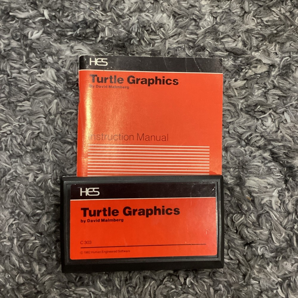 Turtle Graphics Game And Instruction Manual Commodore Untested