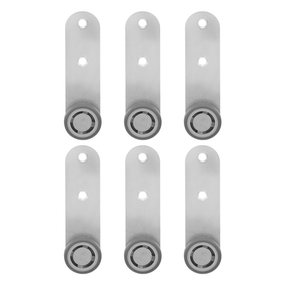 6 Pcs Sliding Wardrobe Door Wheels Guide for Doors Support Roller Guides