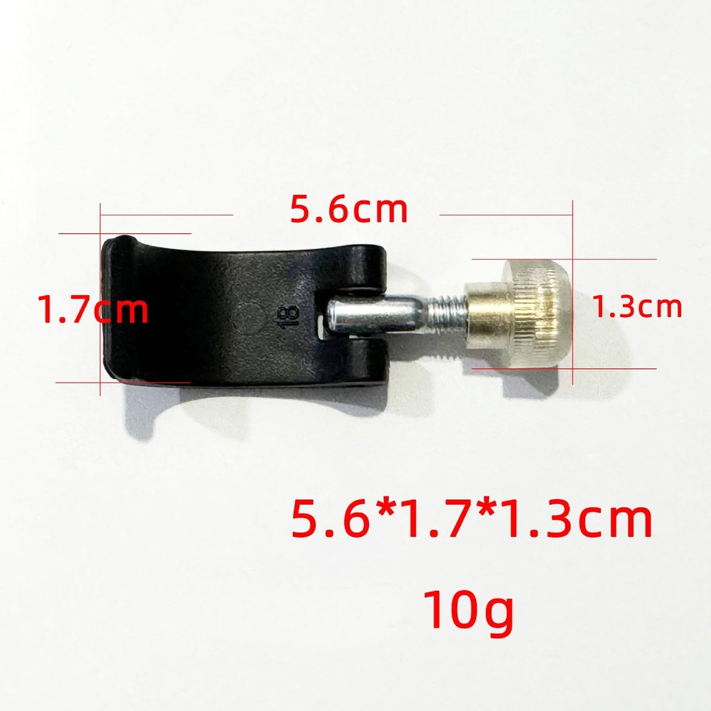 DraCra 6 Pack Trikking Poles Clamp Replacement External Quick Flip Lock Black