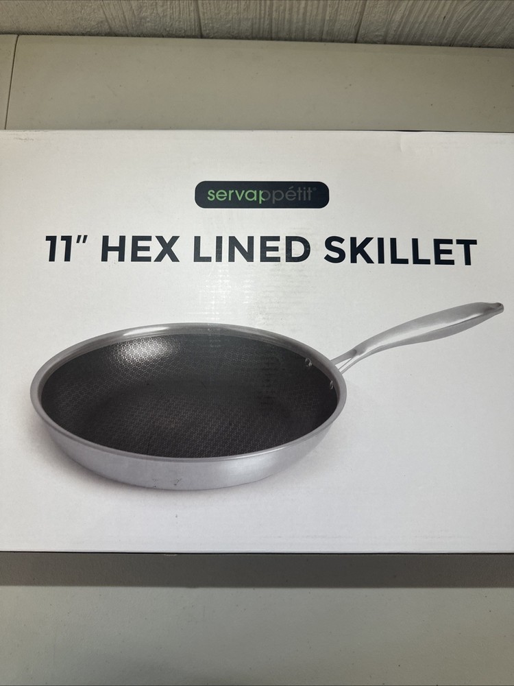 Servappetit 11” Hex Lined Skillet New In Box Some Box Damage