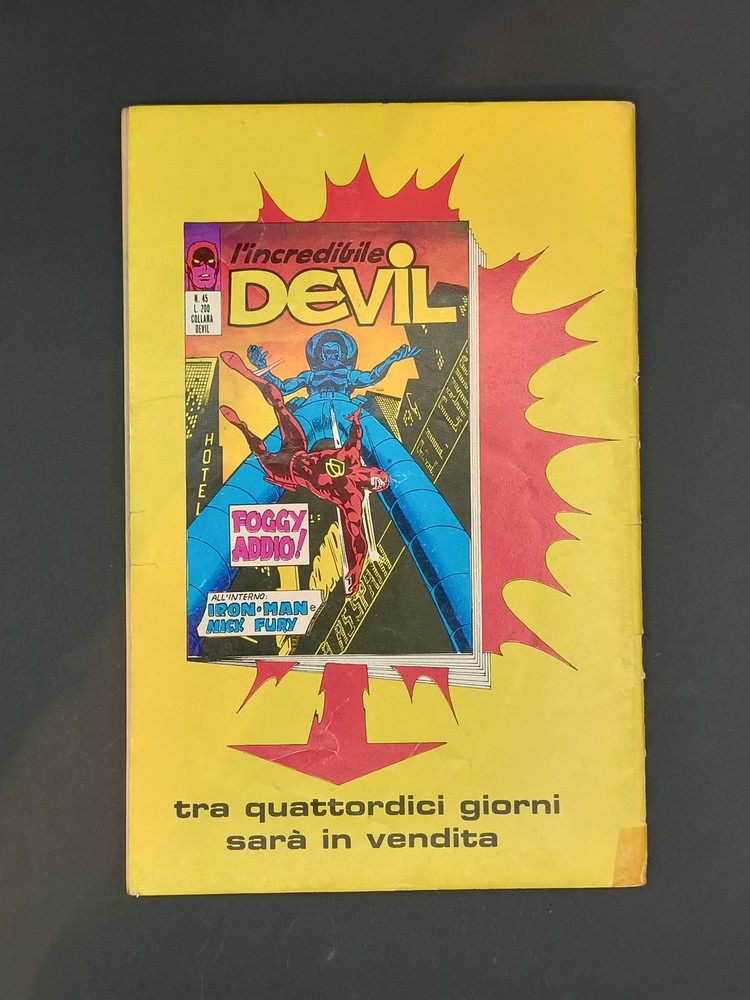 The Incredible Devil Editorial Horn Comic #44 70s Vintage