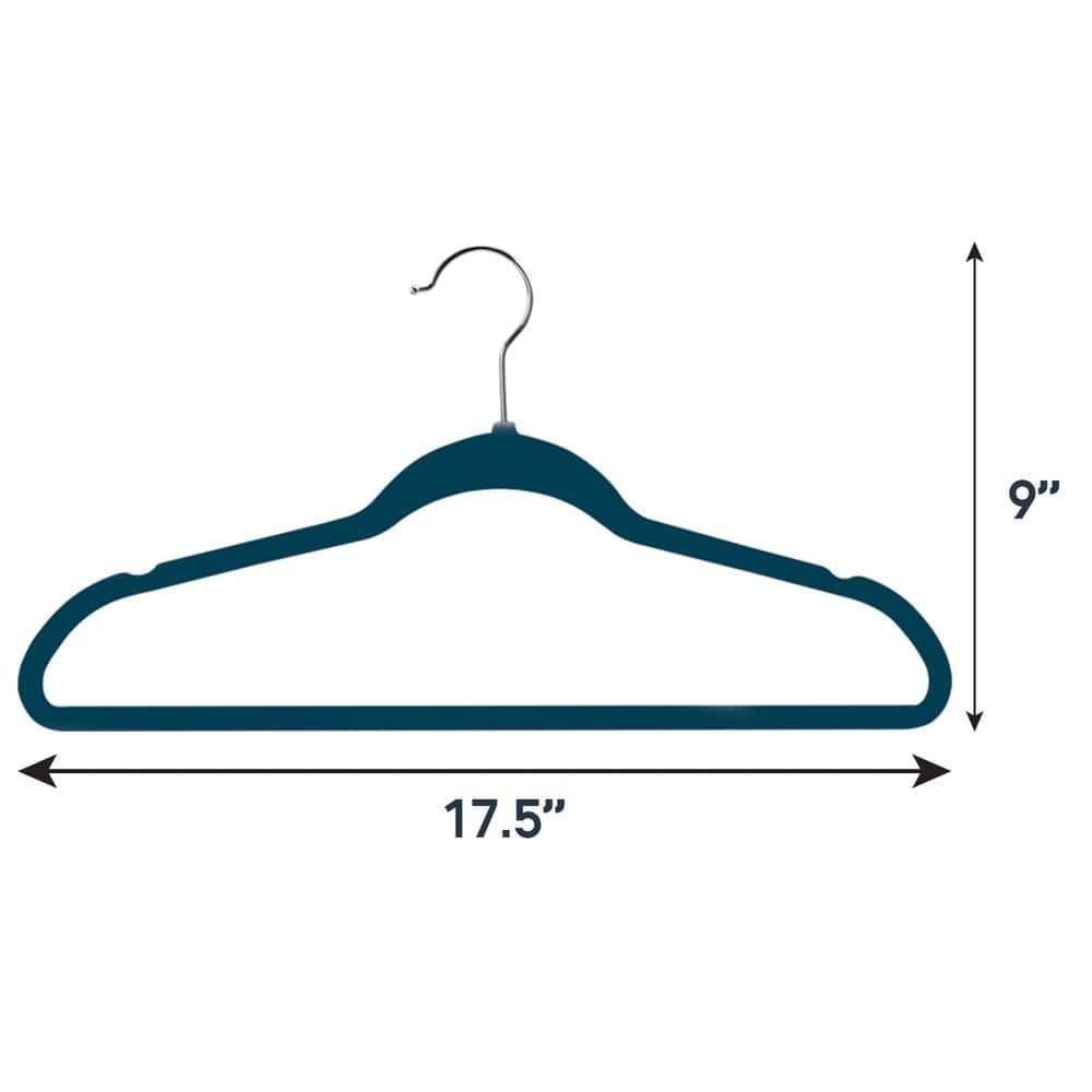 Blue Plastic Hangers 50-Pack