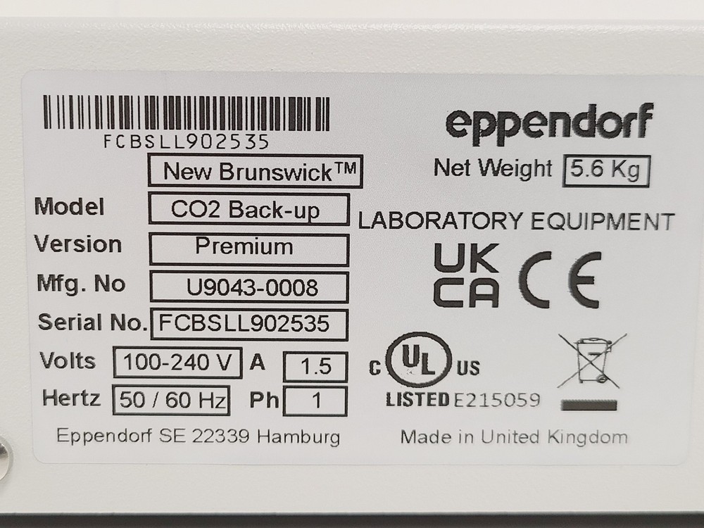 Eppendorf CryoCube F570h with Premium Version CO2 Backup Lab