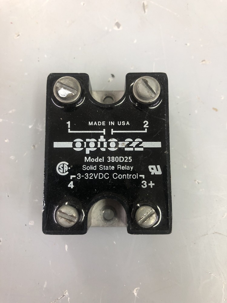 OPTO 22 380D25 SOLID STATE RELAY, 3-32VDC CONTROL