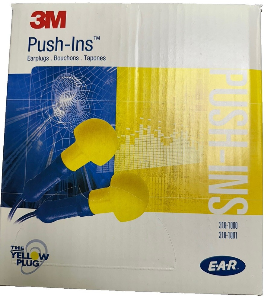 3M 318-1000 Push-In Ear Plug