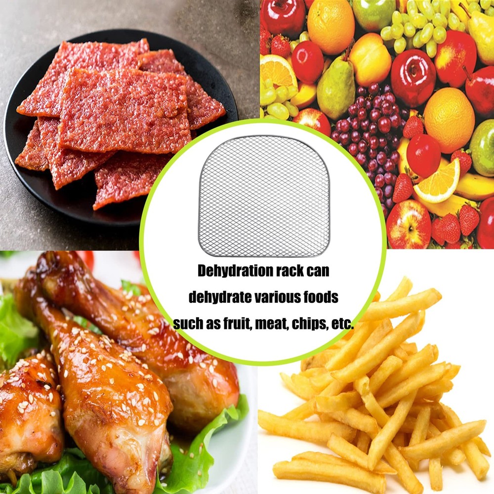 Hoqqf Dehydrator Racks Compatible with 6qt Chefman Racks, Silver