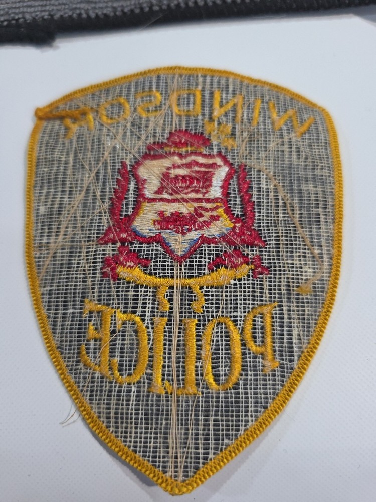 Windsor Police Canada Shoulder Patch Obsolete
