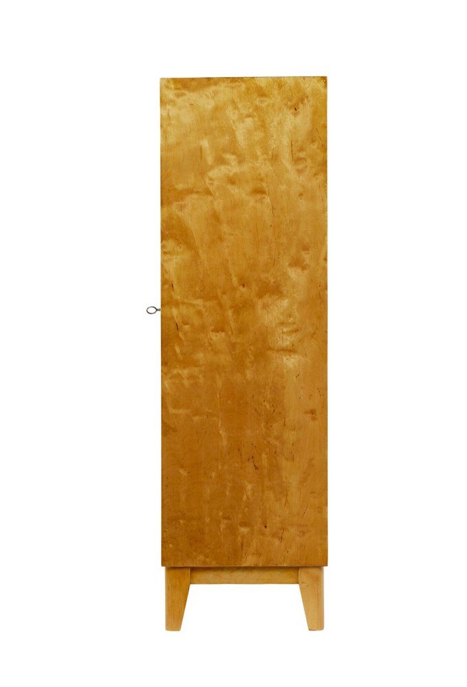 SCANDINAVIAN BIRCH LOW OPEN BOOKCASE BY SMF BODAFORS