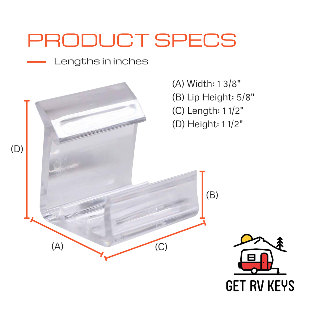 Sliding Mirror Closet Door Catch Latch -1 pack RV CAMPER MOTORHOME