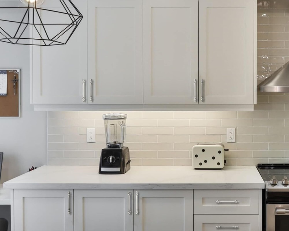 10 Pack Brushed Satin Nickel Cabinet Pulls Kitchen Cabinet Pulls