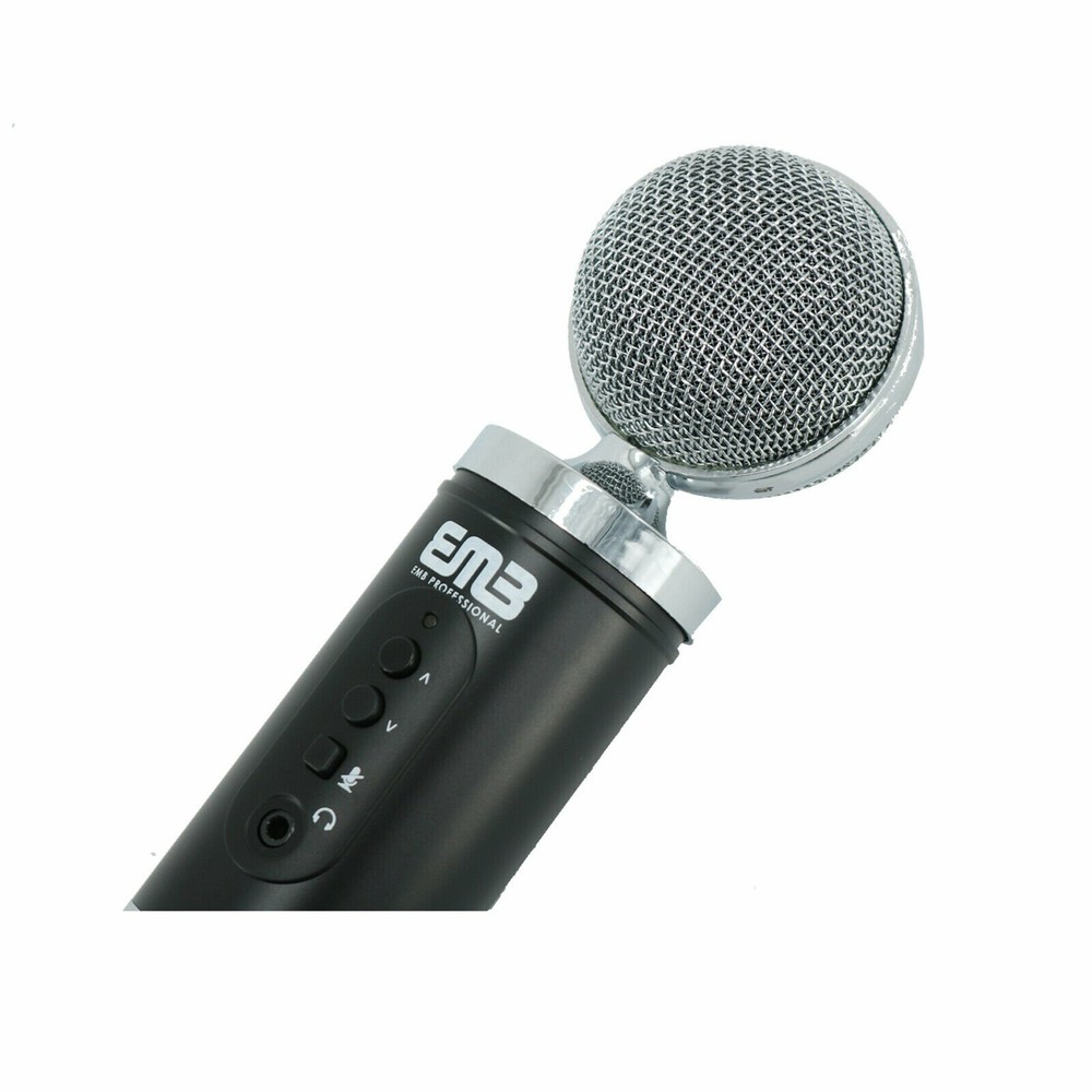 EMC960 Multi Pattern Recording Large Diaphragm Condenser Studio Microphone Black