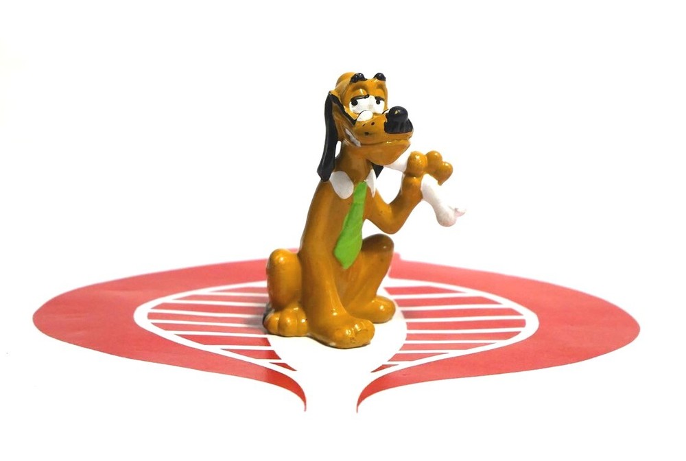 Disney Figurine Mickey Mouse Scholar Pluto PVC Applause