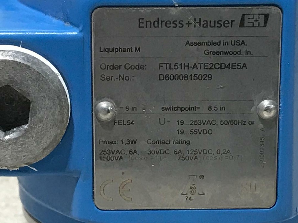 Endress + Hauser FTL51H-ATE2CD4E5A NEW