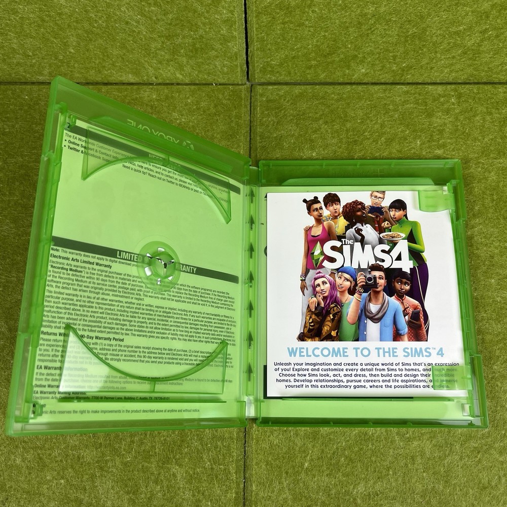 Microsoft Xbox One: Sims 4 Bundle (CASE ONLY W/ Manual) VGC