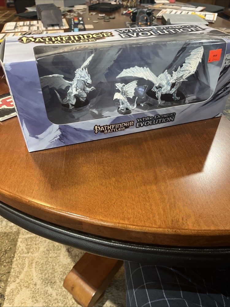 Pathfinder Battles White Dragon Evolution Boxed Set