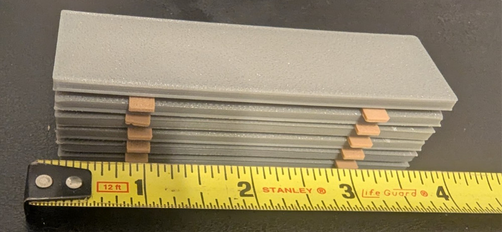 HO scale 1:87 3D Printed Concrete load
