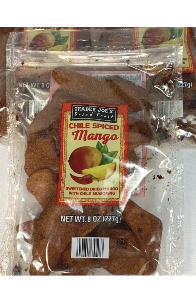 Trader Joe's Chile Spiced Mango Dried Fruit 8 oz Fresh
