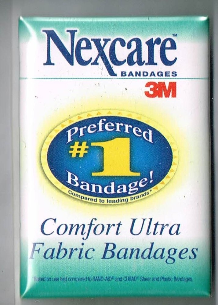 Nexcare Bandages Pin back Pin Back Button Pinback