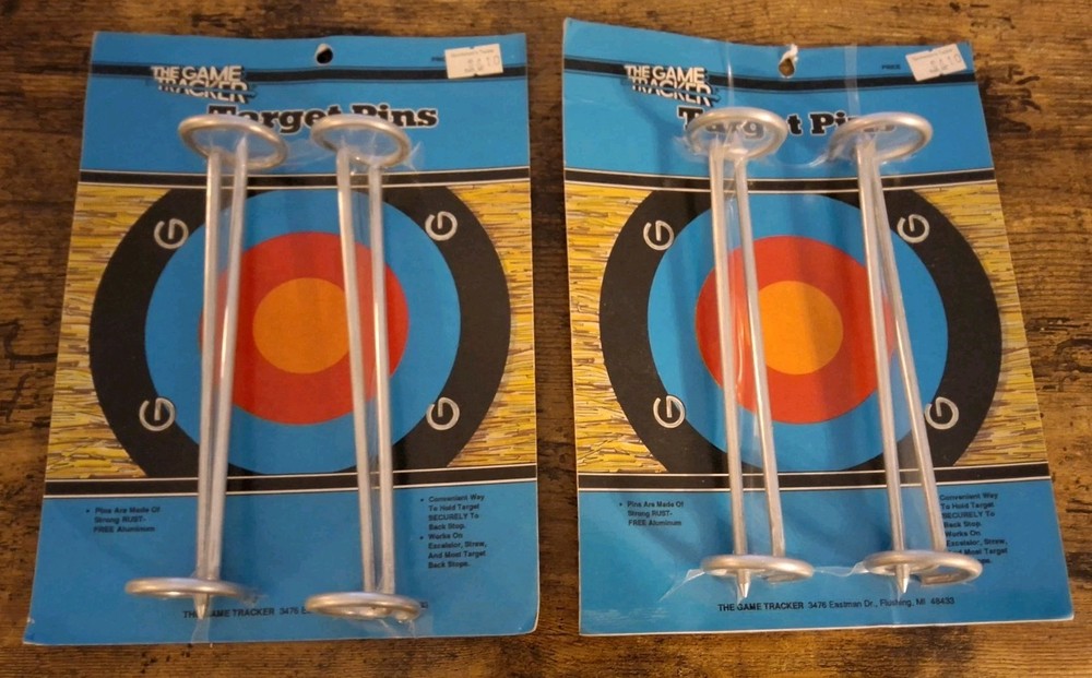 2 Setsof The Game Tracker Target Pins Convenient Way To Hold Target Securely