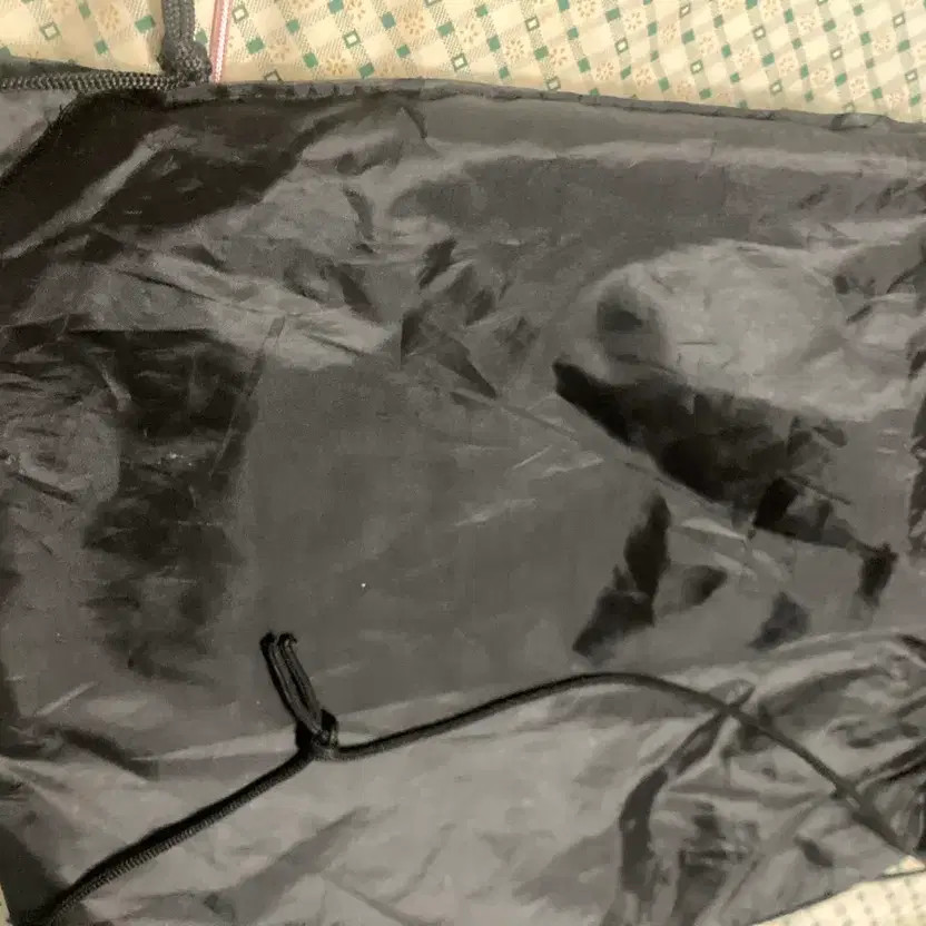 Peace Minus One String Bag with Logo, Black