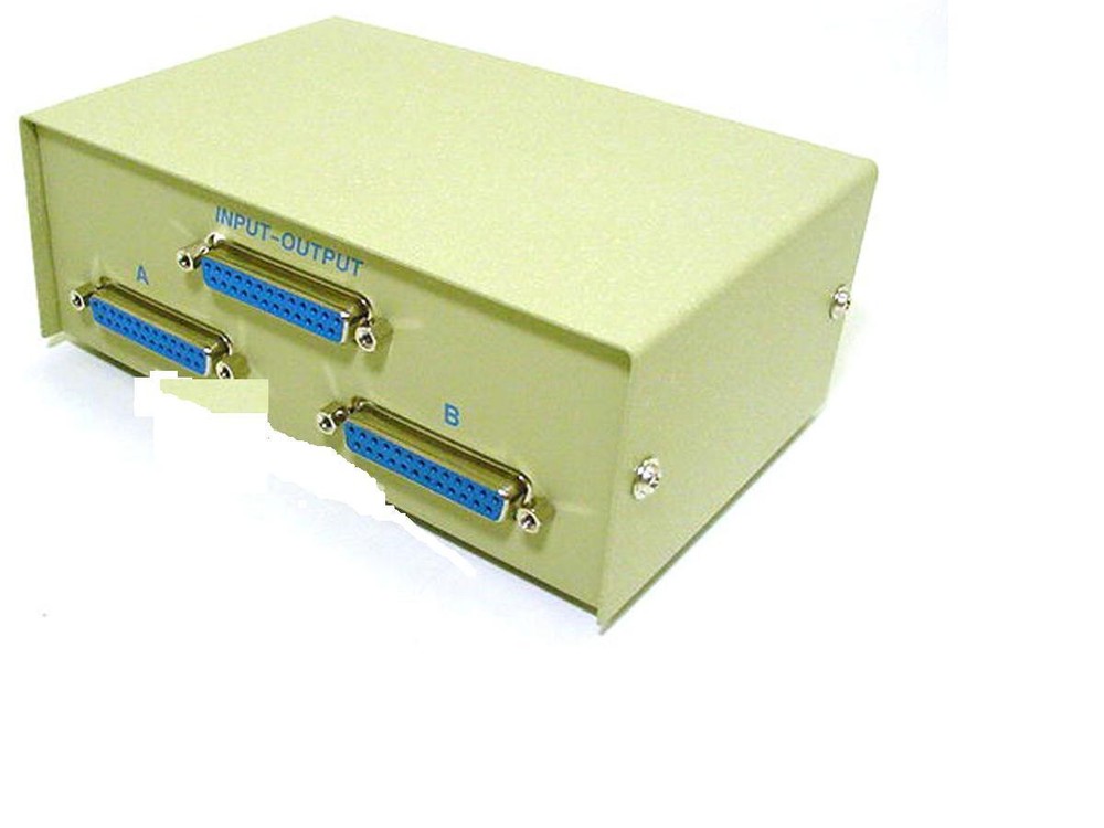 DB25 AB 2 Way 2-PORT Switch Box  1352