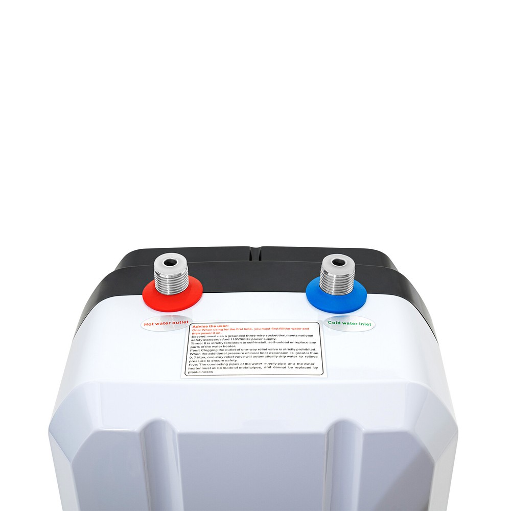 110V 1500W White Electric Tankless Hot Water Heater For Kitchen Bathroom NEW