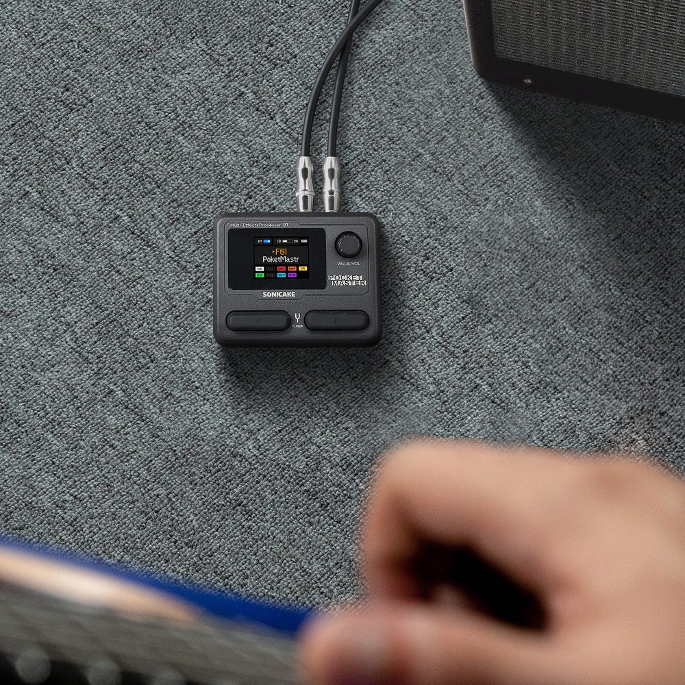 SONICAKE Pocket Master Guitar Modeling IR Cabinets Simulation Multi-Effects Ste