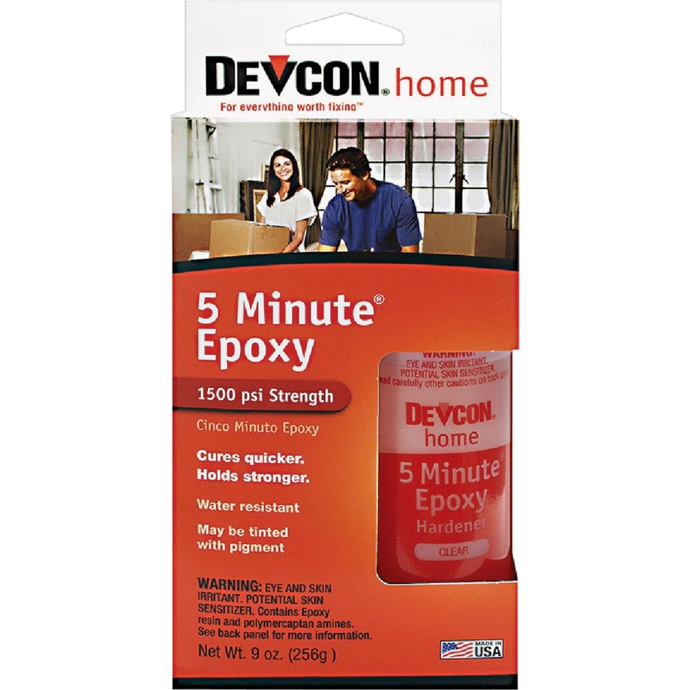 Devcon 9 Oz. 5 Minute Epoxy 20945 Pack of 6 Devcon 20945 078143209451