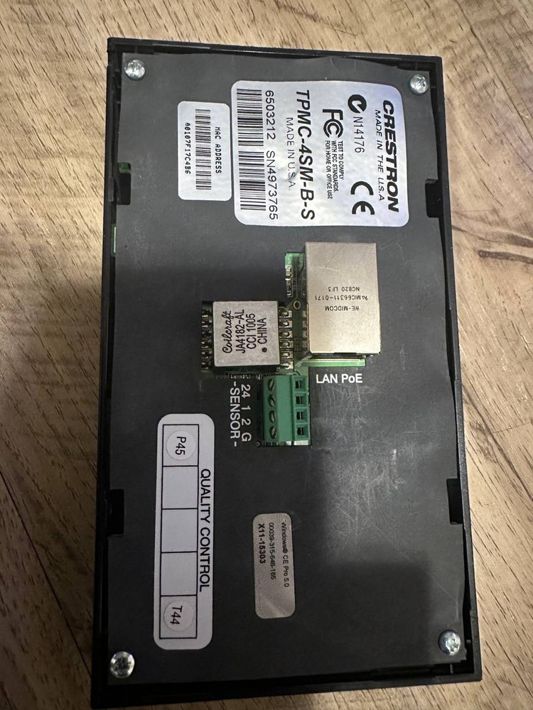 Crestron TPMC-4SM-B-S Touch Display 4.3" Black LCD