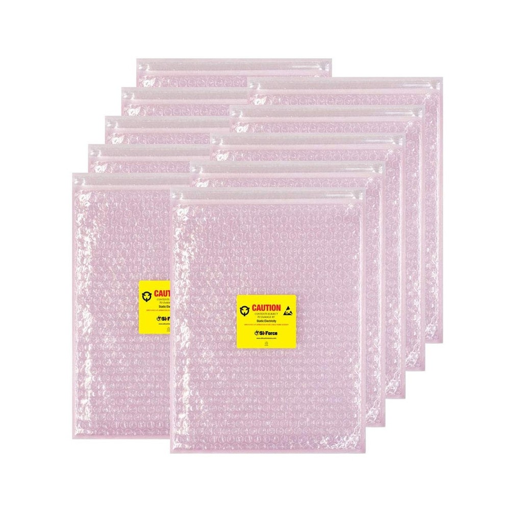 Anti Static Bubble Bags, Resealable Static Shielding Bag, Reusable for Sensit...