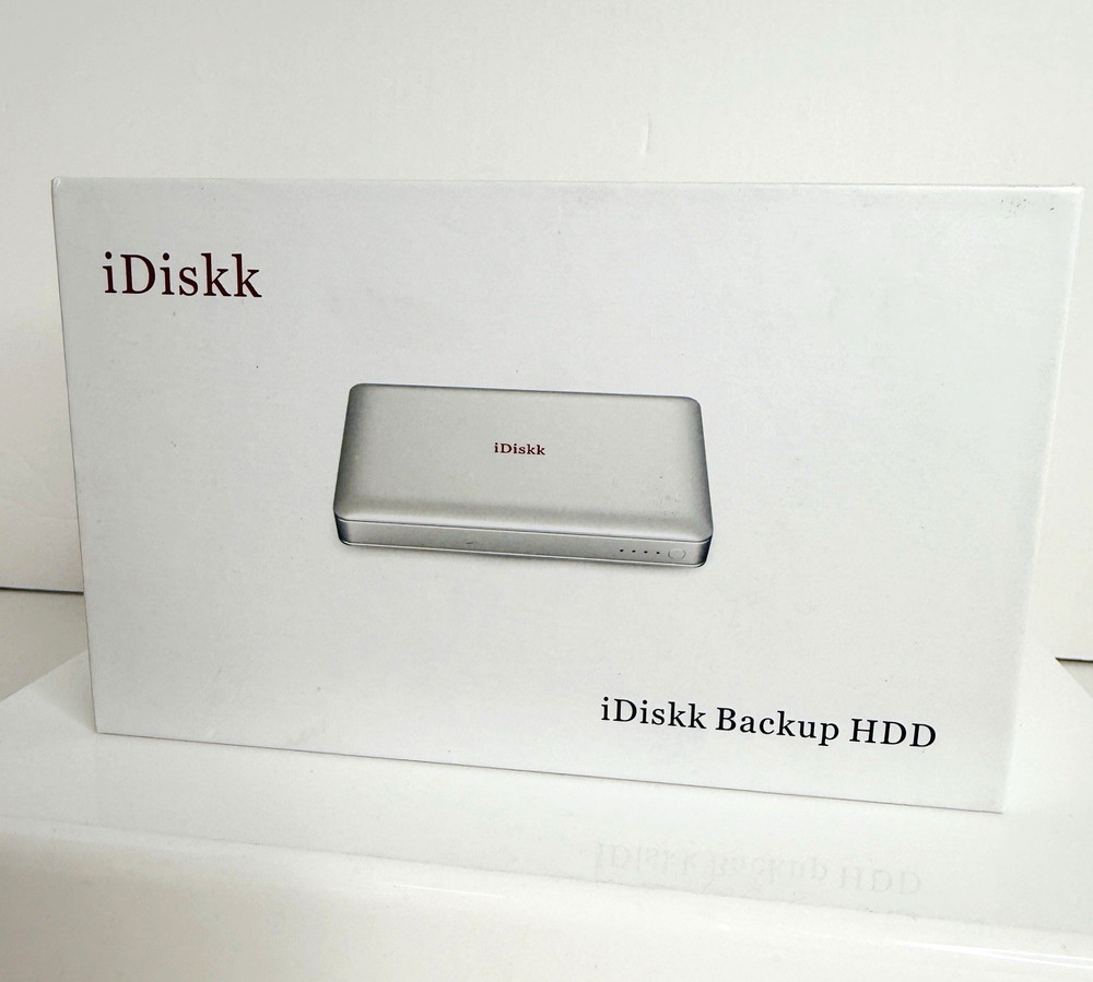 iDiskk Backup HDD Itb Storage Open Box Untested Looks New