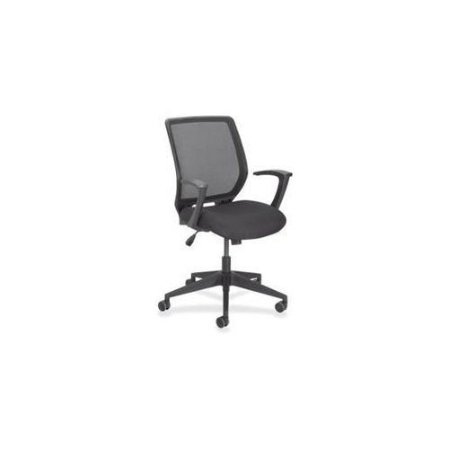 Lorell LLR84868 Executive Mid-back Work Chair Black