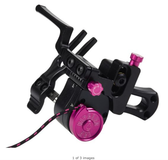 LEFT HAND Pink Ripcord Ace Micro-Adjust Fall-Away Rest