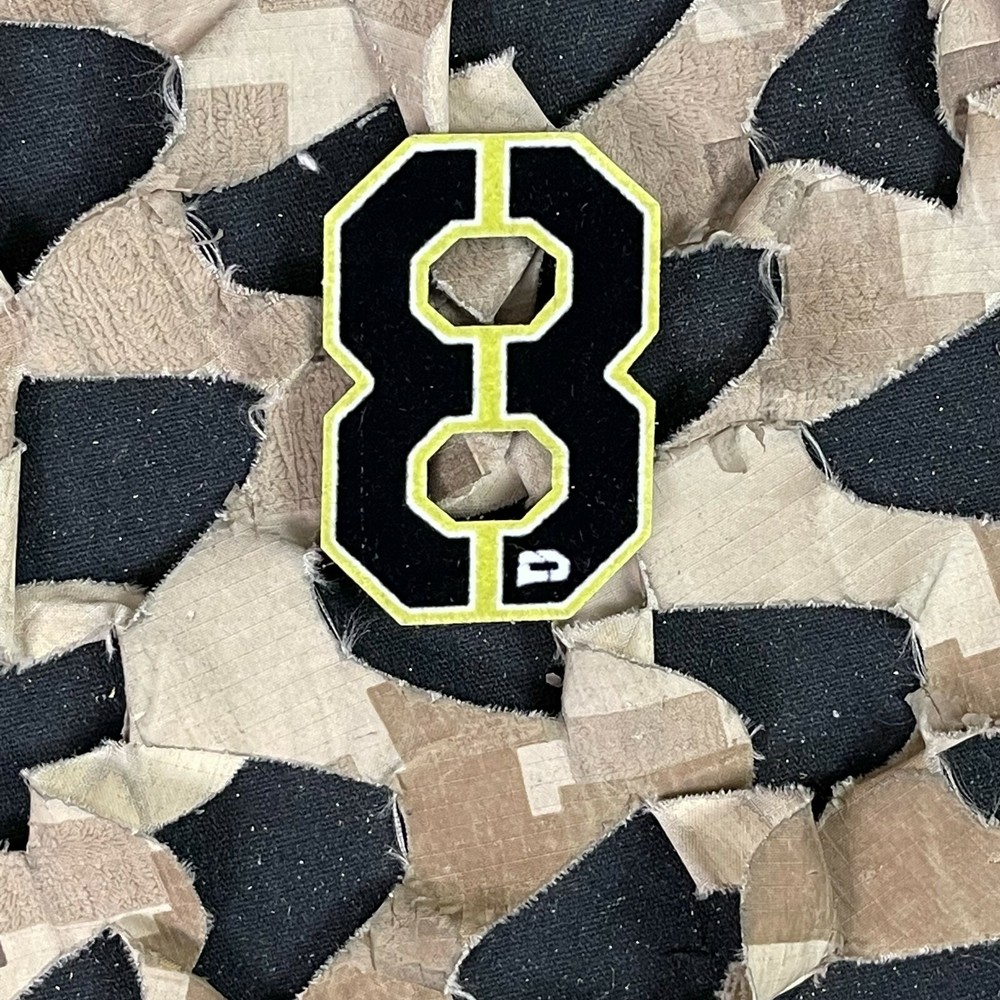 NEW  Push Division Number Patch #8 - Lime