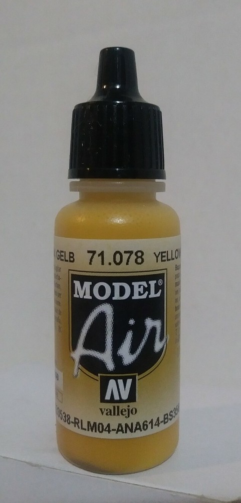 Vallejo Model Air 71.078 Yellow, 17ml.