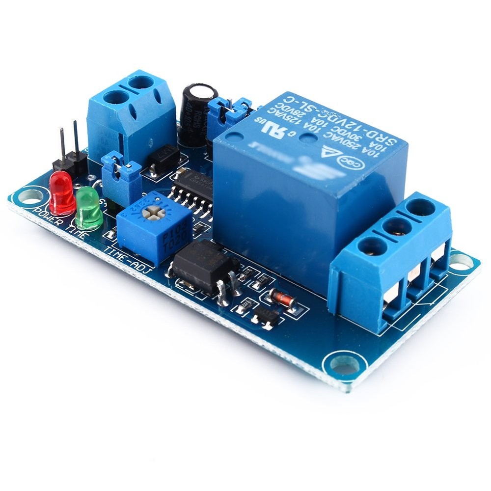 12V DC Delay Relay with Timer Turn on/Delay Off Switch Module