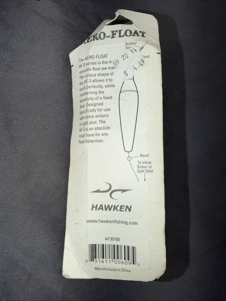 Hawken Precision Crafted Aero Float (Select Size) AF3