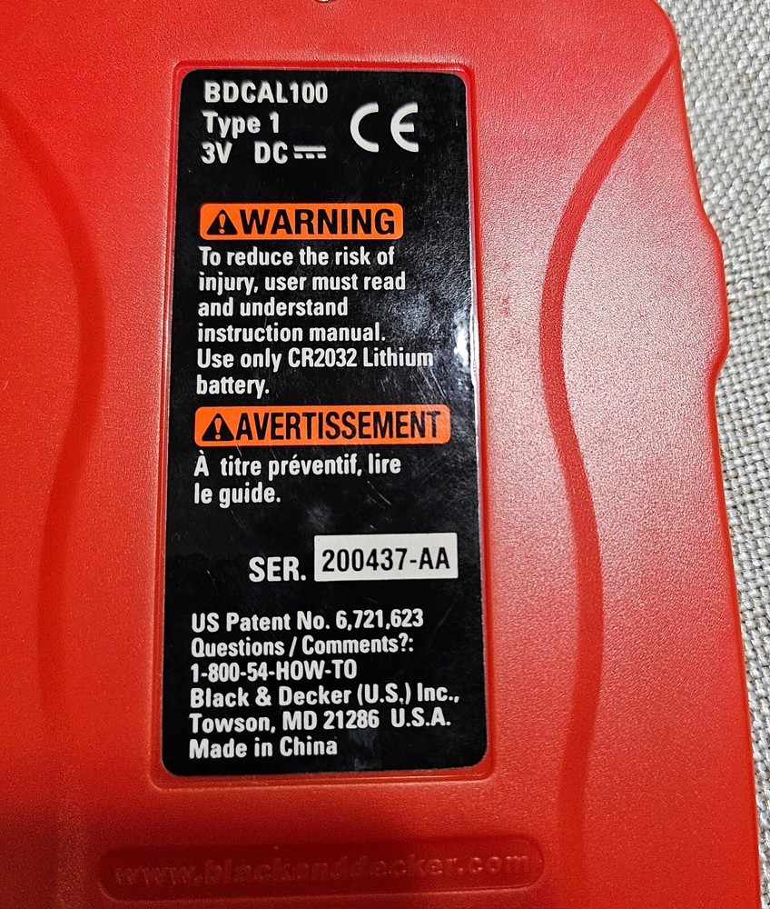 Black & Decker Marksman Material Estimator Calculator Model BDCAL100