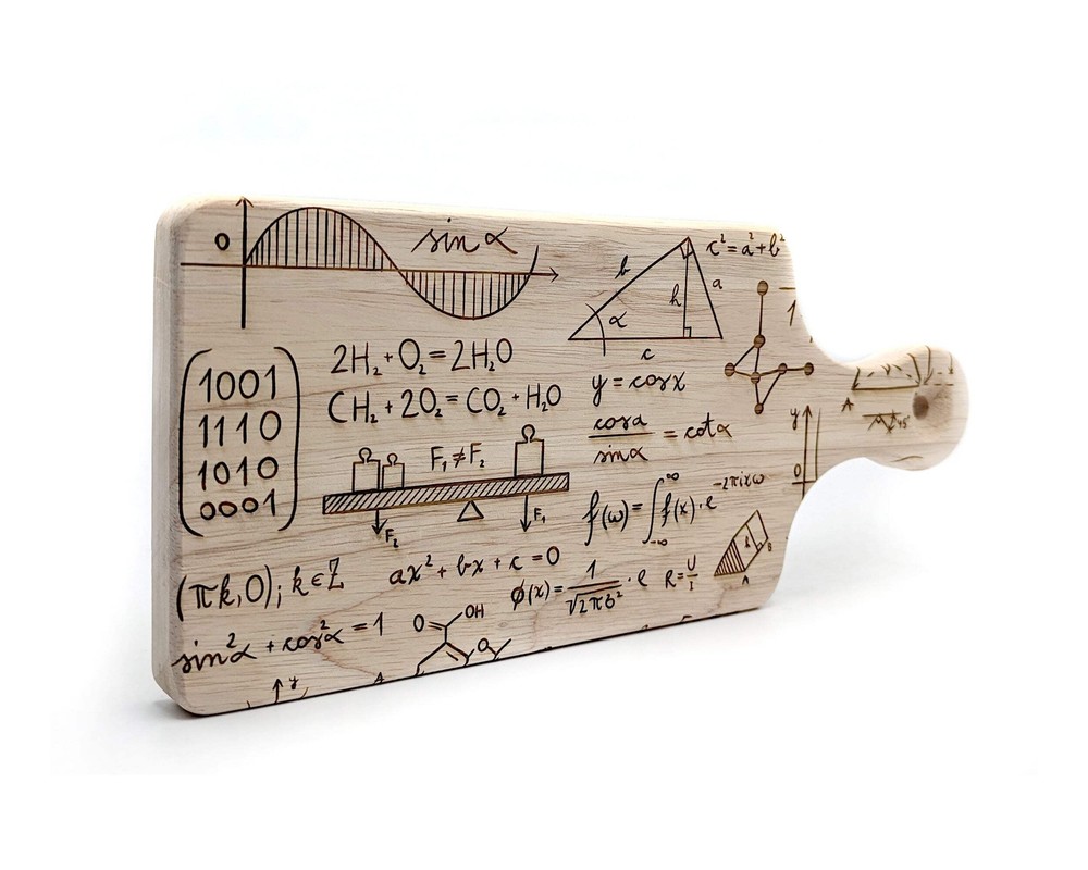 SCIENCE FORMULAS Cutting Board