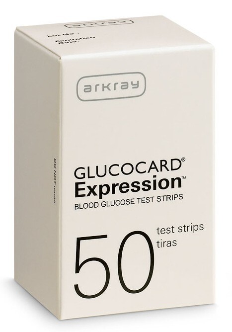 ARKRAY Glucocard Expression Glucose Blood 50 Test Strips