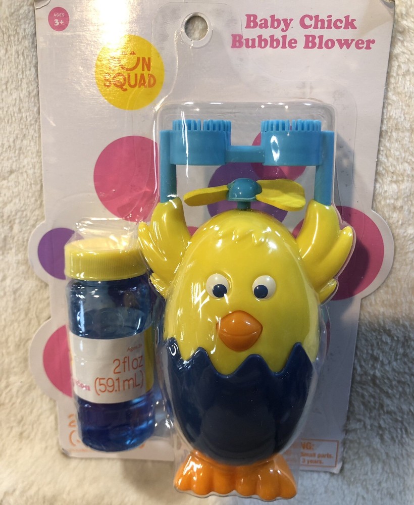 Sun Squad Baby Chick Bubble Blower