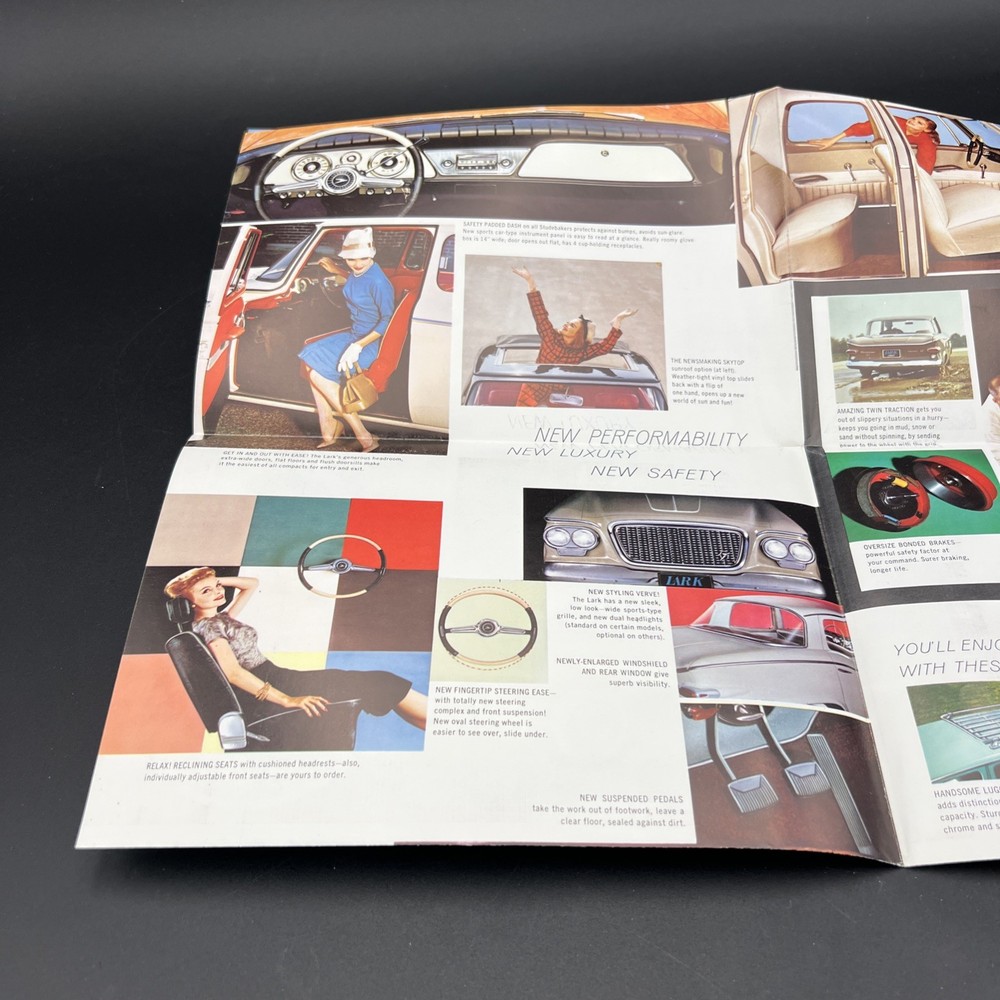 Vtg Original 1961 Studebaker Lark advertising brochure