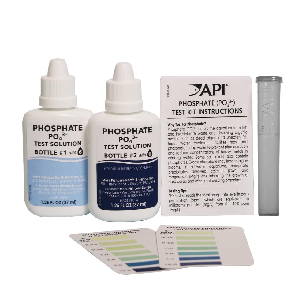 API 90-Test Nitrate & 150-Test Phosphate Freshwater Aquarium Water Test Kits